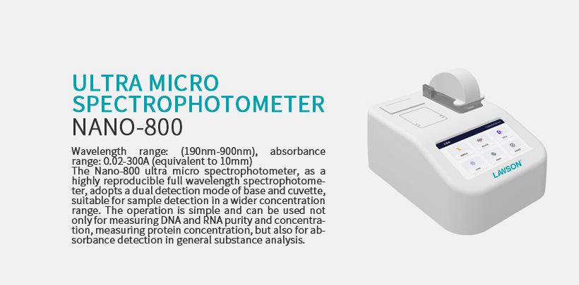 Ultra Micro Spectrophotometer Nano-800